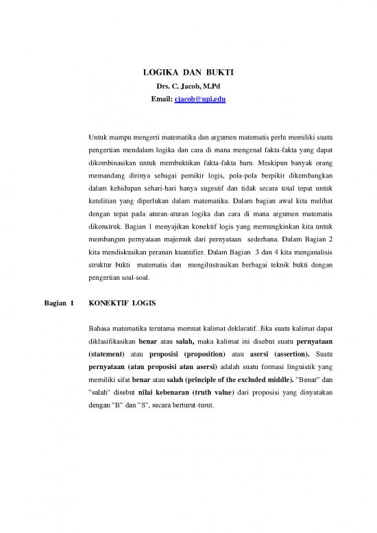 picture Matematika Pdf 8147 | Konektif Logis | Matematika